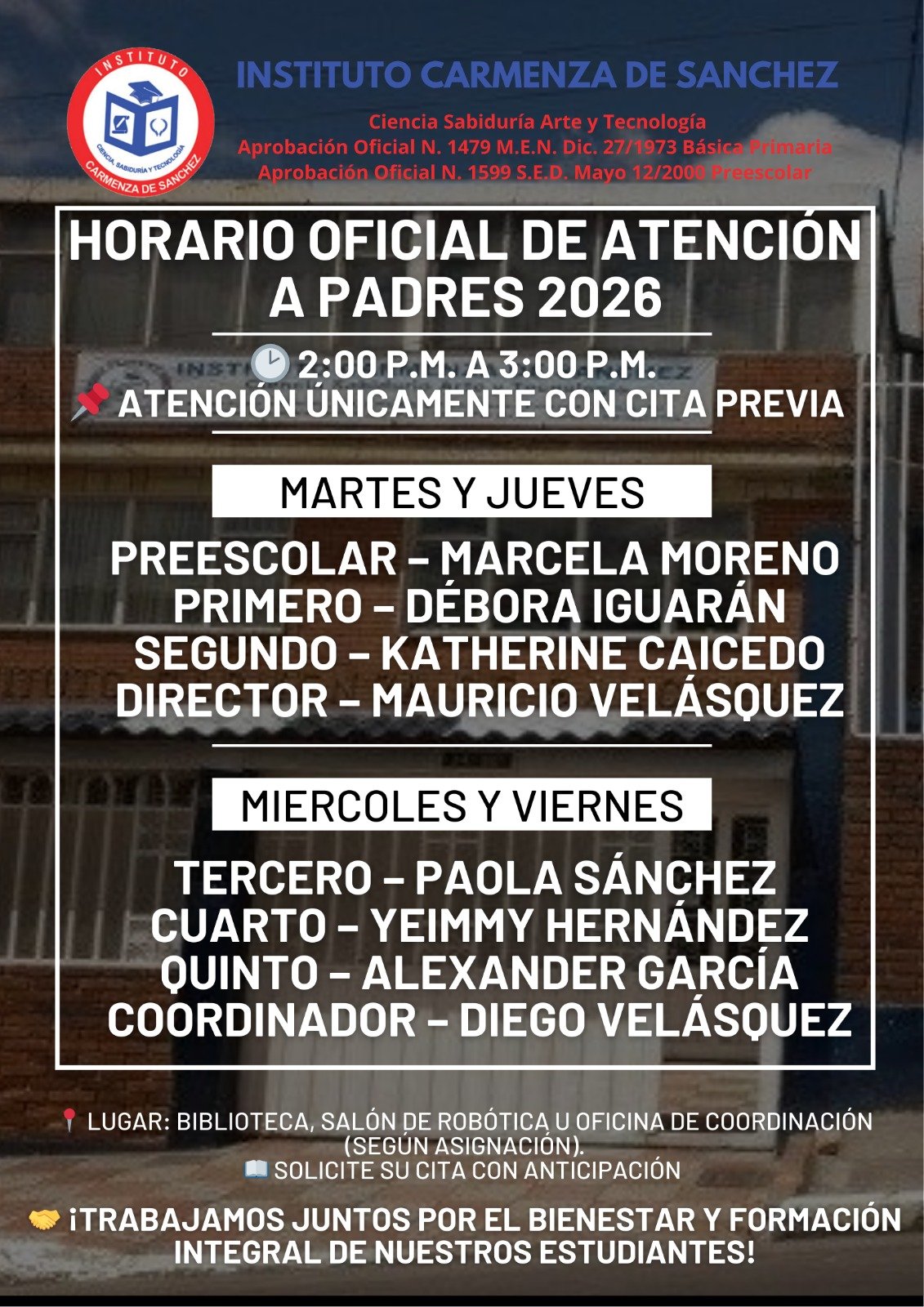 Horario de atención
